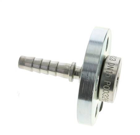 13x25 mm Verzinkt Stalen Slangpilaar met Draaibare Flensverbinding PN 10/16/25/40 DIN EN 14423 / DIN 2826