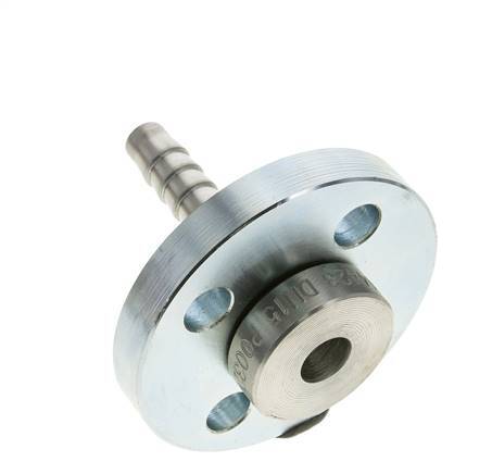 13x25 mm Verzinkt Stalen Slangpilaar met Draaibare Flensverbinding PN 10/16/25/40 DIN EN 14423 / DIN 2826