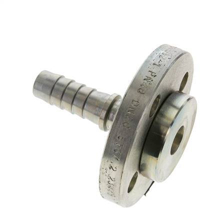 19x33 mm zink plated Steel Hose Pillar with Turnable Flange PN 10/16/25/40 DIN EN 14423 / DIN 2826