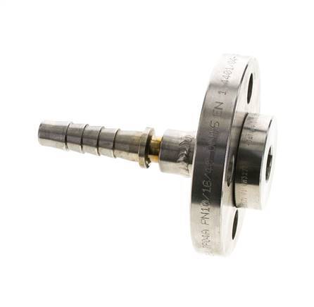 13x25 mm RVS 1.4401 Slangpilaar met Draaibare Flensverbinding PN 10/16/25/40 DIN EN 14423 / DIN 2826