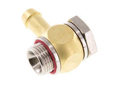 9 mm & G3/8'' Messing L-Slangpilaar Met Buitendraad Elastomeer Afdichting Draaibaar
