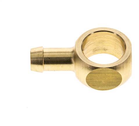 9 mm & G3/8'' Messing Banjobout met Slangpilaar
