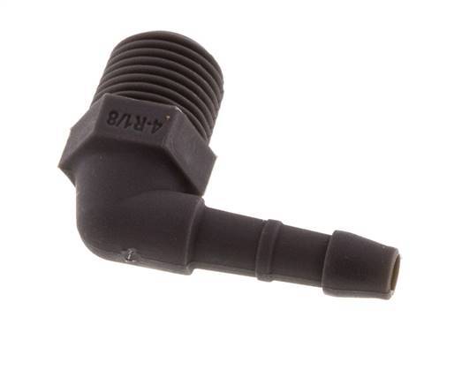 4 mm & R1/8'' PA 6 L-Slangpilaar Met Buitendraad [20 Stuks]