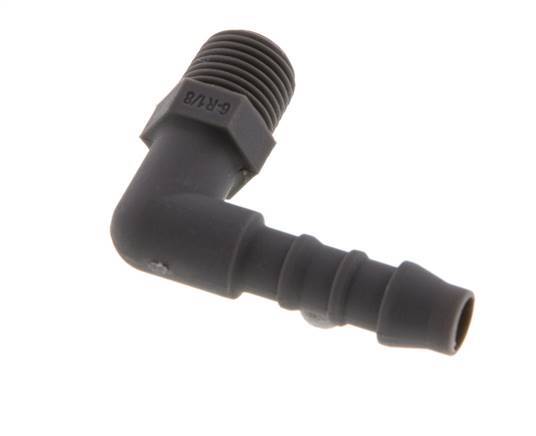 6 mm & R1/8'' PA 6 L-Slangpilaar Met Buitendraad [10 Stuks]