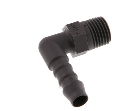 8 mm & R1/4'' PA 6 L-Slangpilaar Met Buitendraad [10 Stuks]