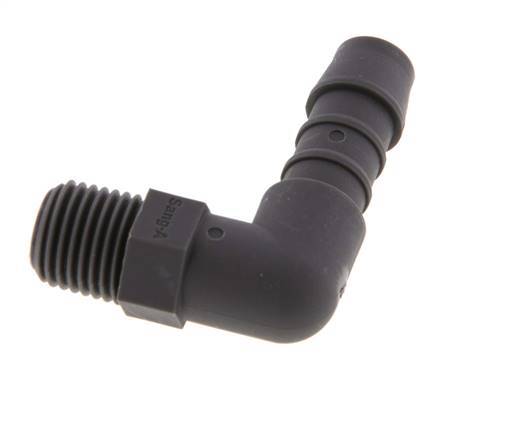 10 mm & R1/4'' PA 6 L-Slangpilaar Met Buitendraad [10 Stuks]