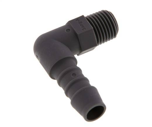 10 mm & R1/4'' PA 6 L-Slangpilaar Met Buitendraad [10 Stuks]
