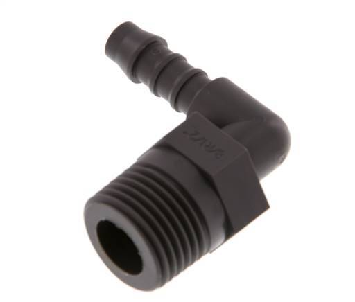8 mm & R1/2'' PA 6 L-Slangpilaar Met buitendraad [5 Stuks]