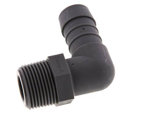 19 mm & R3/4'' PA 6 L-Slangpilaar Met Buitendraad [2 Stuks]