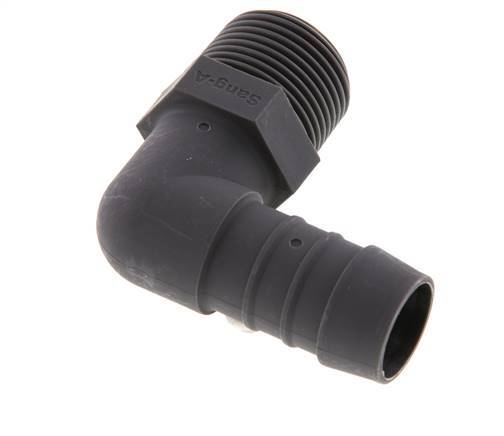 19 mm & R3/4'' PA 6 L-Slangpilaar Met Buitendraad [2 Stuks]