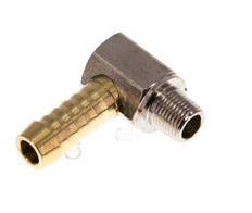 9 mm & R1/8'' Messing L-Slangpilaar Met Buitendraad [2 Stuks]