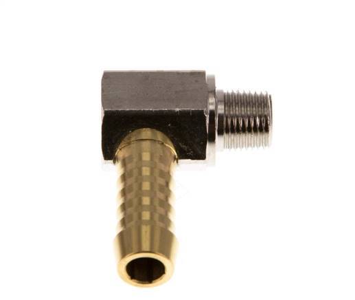 9 mm & R1/8'' Messing L-Slangpilaar Met Buitendraad [2 Stuks]