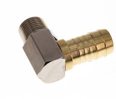 19 mm & R1/2'' Messing L-Slangpilaar Met Buitendraad