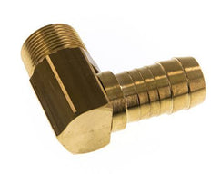 19 mm & M24x1.5 (taps) Messing L-Slangpilaar Met Buitendraad