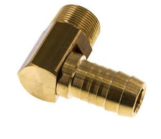 19 mm & M24x1.5 (taps) Messing L-Slangpilaar Met Buitendraad