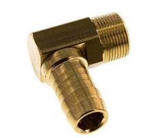 19 mm & M24x1.5 (taps) Messing L-Slangpilaar Met Buitendraad