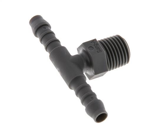 6 mm & R1/4'' PA 6 T-slangpilaar met buitendraad [10 Stuks]