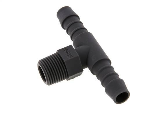 10 mm & R3/8'' PA 6 T-slangpilaar met buitendraad [5 Stuks]