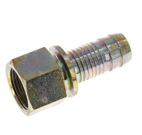 19 mm (3/4'') & G3/4'' zink plated Steel Hose Barb Female Safety collars