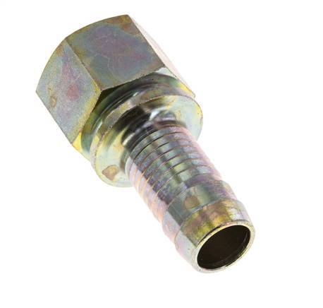 19 mm (3/4'') & G3/4'' zink plated Steel Hose Barb Female Safety collars