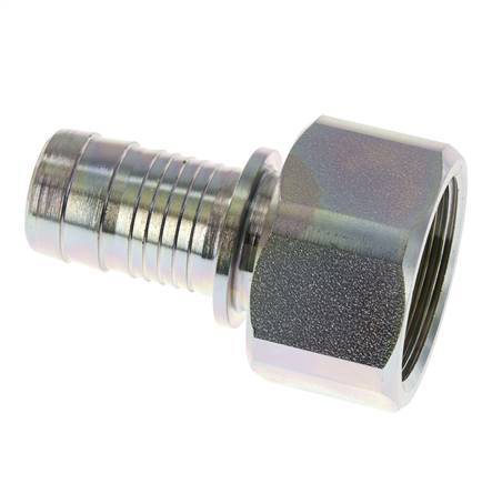 25 mm & G1-1/4'' Verzinkt Stalen Slangpilaar Binnendraad en Veiligheidskraag
