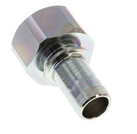 25 mm & G1-1/4'' Verzinkt Stalen Slangpilaar Binnendraad en Veiligheidskraag