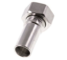 19 mm & G3/4'' RVS 1.4401 Slangpilaar Wartelmoer Vlakke PTFE Afdichting en Veiligheidskraag EN 14420-5 (DIN 2817)