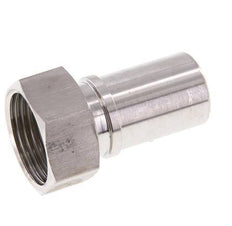 25 mm (1'') & G1'' Stainless Steel 1.4401 Hose Barb Union Nut Flat Sealing PTFE Safety collars EN 14420-5 (DIN 2817)