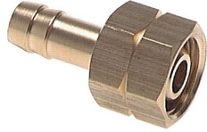 4 mm & G1/4'' LH Messing Slangpilaar Wartelmoer