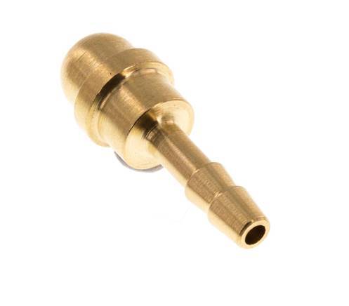4 mm Messing Slangpilaar zonder Wartelmoer (G1/4'') [10 Stuks]