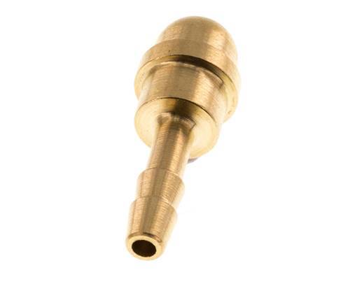 4 mm Messing Slangpilaar zonder Wartelmoer (G1/4'') [10 Stuks]