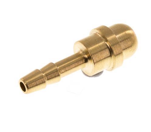 4 mm Messing Slangpilaar zonder Wartelmoer (G1/4'') [10 Stuks]