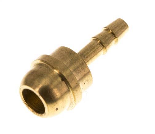 4 mm Messing Slangpilaar zonder Wartelmoer (G3/8'') [5 Stuks]