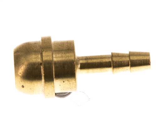 4 mm Messing Slangpilaar zonder Wartelmoer (G3/8'') [5 Stuks]