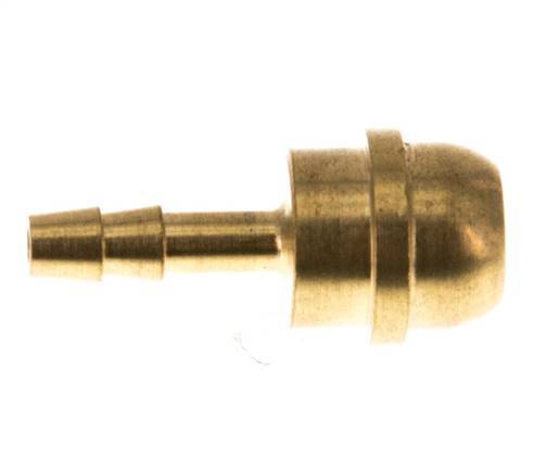 4 mm Messing Slangpilaar zonder Wartelmoer (G3/8'') [5 Stuks]