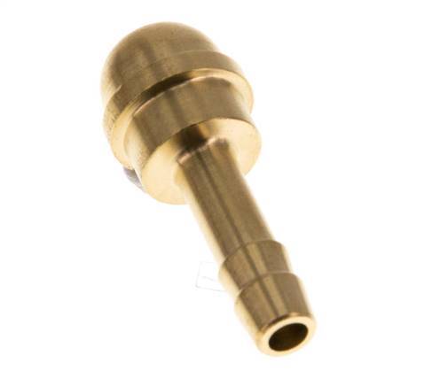 6 mm Messing Slangpilaar zonder Wartelmoer (G3/8'') [5 Stuks]