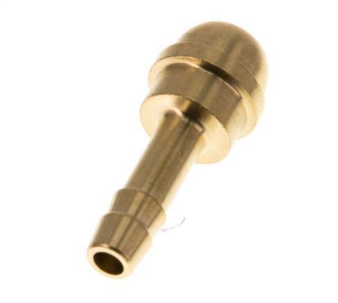 6 mm Messing Slangpilaar zonder Wartelmoer (G3/8'') [5 Stuks]