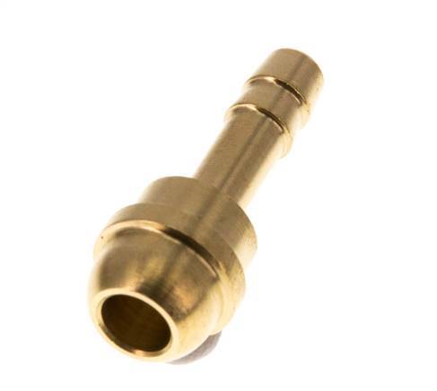 6 mm Messing Slangpilaar zonder Wartelmoer (G3/8'') [5 Stuks]