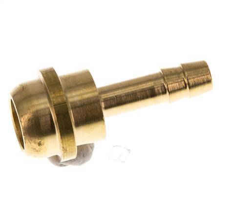 6 mm Messing Slangpilaar zonder Wartelmoer (G1/2'') [2 Stuks]