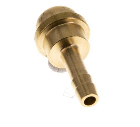 6 mm Messing Slangpilaar zonder Wartelmoer (G1/2'') [2 Stuks]