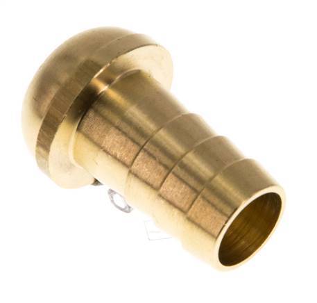 13 mm Messing Slangpilaar zonder Wartelmoer (G3/4'') 13.5mm [2 Stuks]