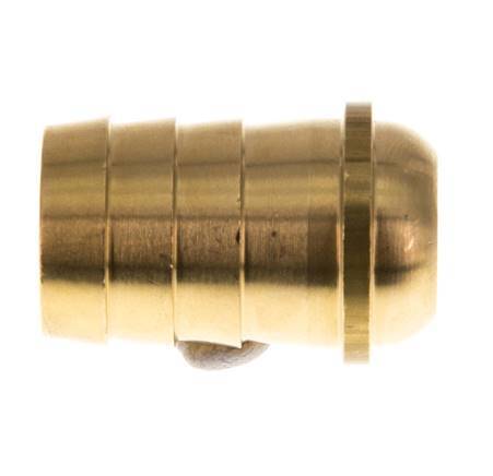 19 mm Messing Slangpilaar zonder Wartelmoer (G3/4'') 13.5mm [2 Stuks]