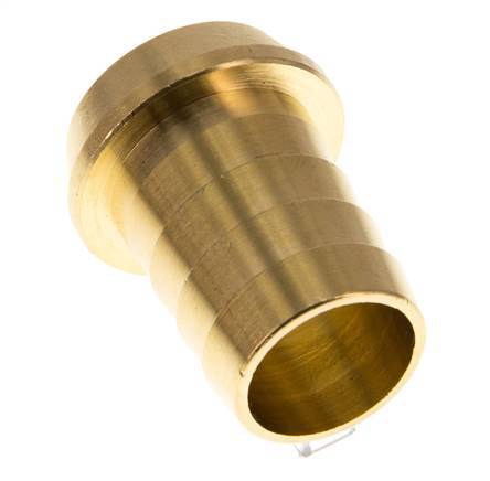 19 mm Messing Slangpilaar zonder Wartelmoer (G1'') 17mm [2 Stuks]