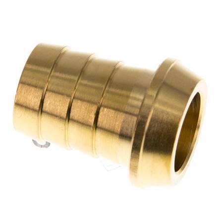 19 mm Messing Slangpilaar zonder Wartelmoer (G1'') 17mm [2 Stuks]