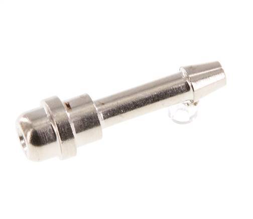 4 mm vernikkeld Messing Slangpilaar zonder Wartelmoer (G1/8'') 11mm [5 Stuks]