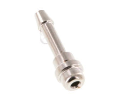 4 mm vernikkeld Messing Slangpilaar zonder Wartelmoer (G1/8'') 11mm [5 Stuks]