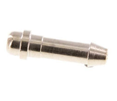 6 mm (1/4'') nickel plated Brass Hose Barb without Union Nut (G1/8'') 11mm [5 Pieces]