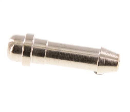 6 mm vernikkeld Messing Slangpilaar zonder Wartelmoer (G1/8'') 11mm [5 Stuks]