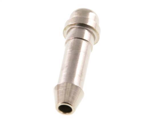 6 mm vernikkeld Messing Slangpilaar zonder Wartelmoer (G1/8'') 11mm [5 Stuks]