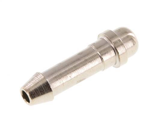 6 mm vernikkeld Messing Slangpilaar zonder Wartelmoer (G1/8'') 11mm [5 Stuks]
